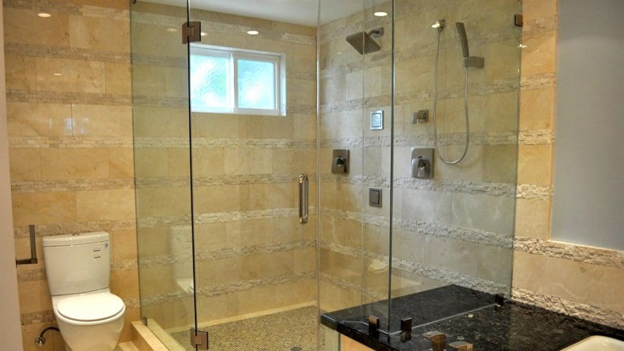 frameless glass showers