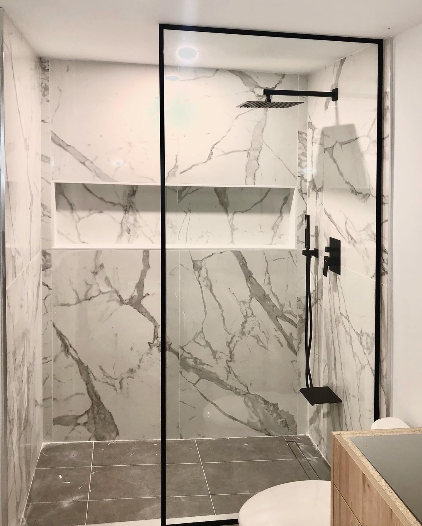 Single Panel Shower Glass