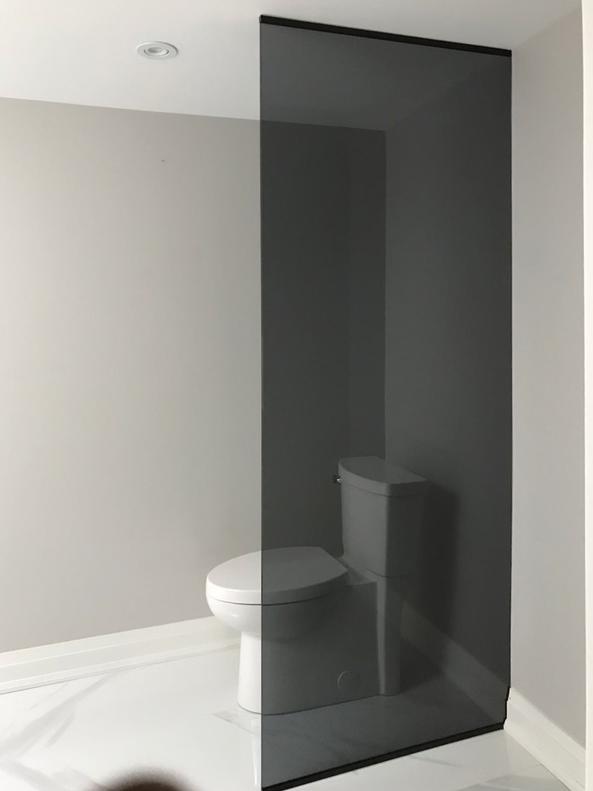 Single Panel Shower Glass